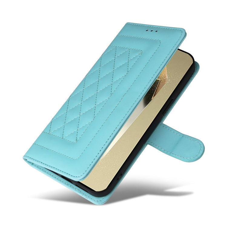 For Samsung Galaxy S24 Ultra 5G Diamond Lattice Leather Flip Phone Case