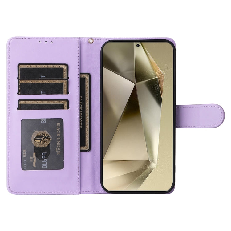 For Samsung Galaxy S24 Ultra 5G Diamond Lattice Leather Flip Phone Case