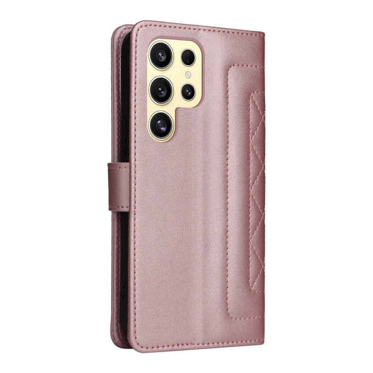 For Samsung Galaxy S24 Ultra 5G Diamond Lattice Leather Flip Phone Case