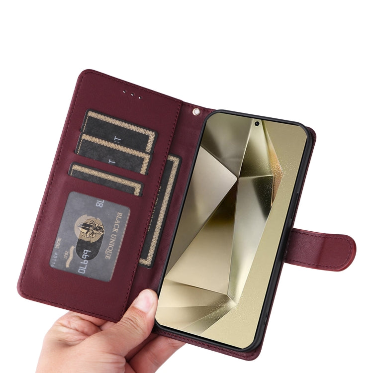 For Samsung Galaxy S24 Ultra 5G Diamond Lattice Leather Flip Phone Case