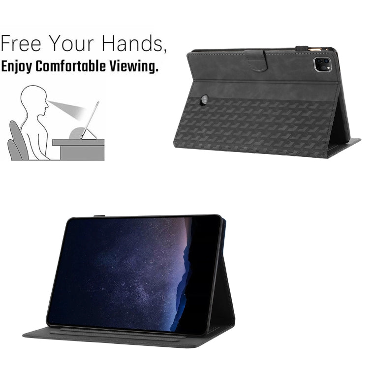 For iPad Pro 11 2022 / Air 10.9 2022 Building Blocks Embossed Leather Smart Tablet Case