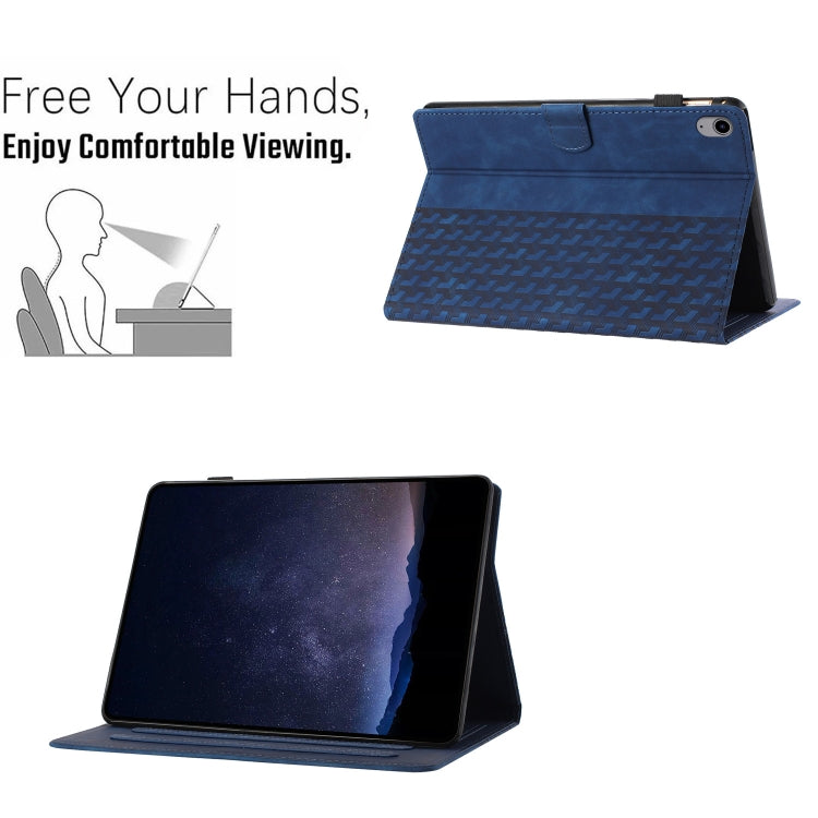 For iPad mini 6 / mini 2024 Building Blocks Embossed Leather Smart Tablet Case