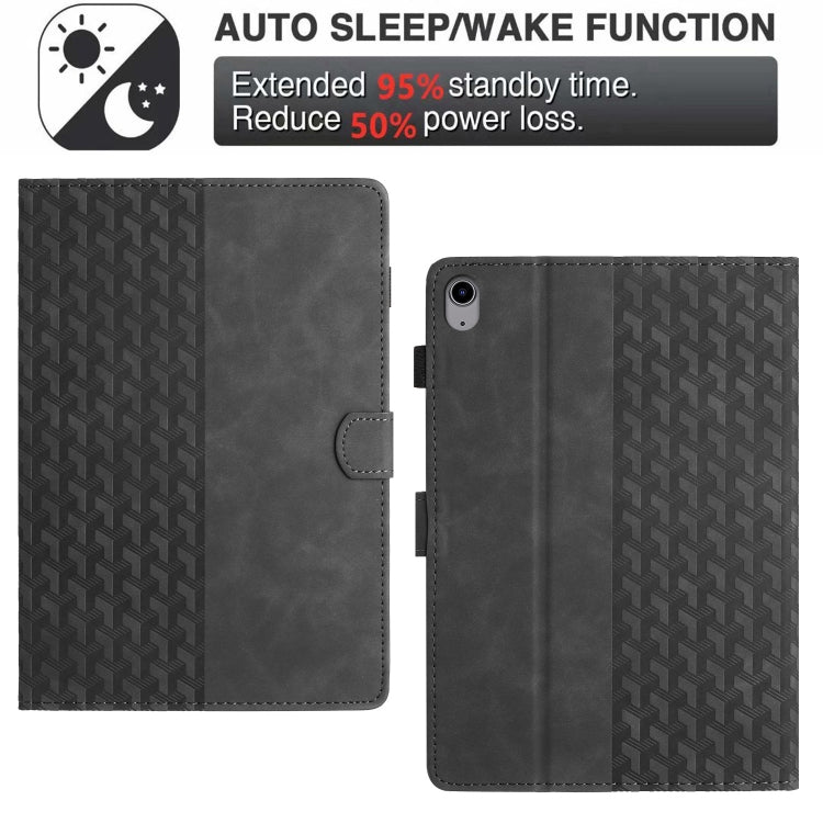 For iPad mini 6 / mini 2024 Building Blocks Embossed Leather Smart Tablet Case