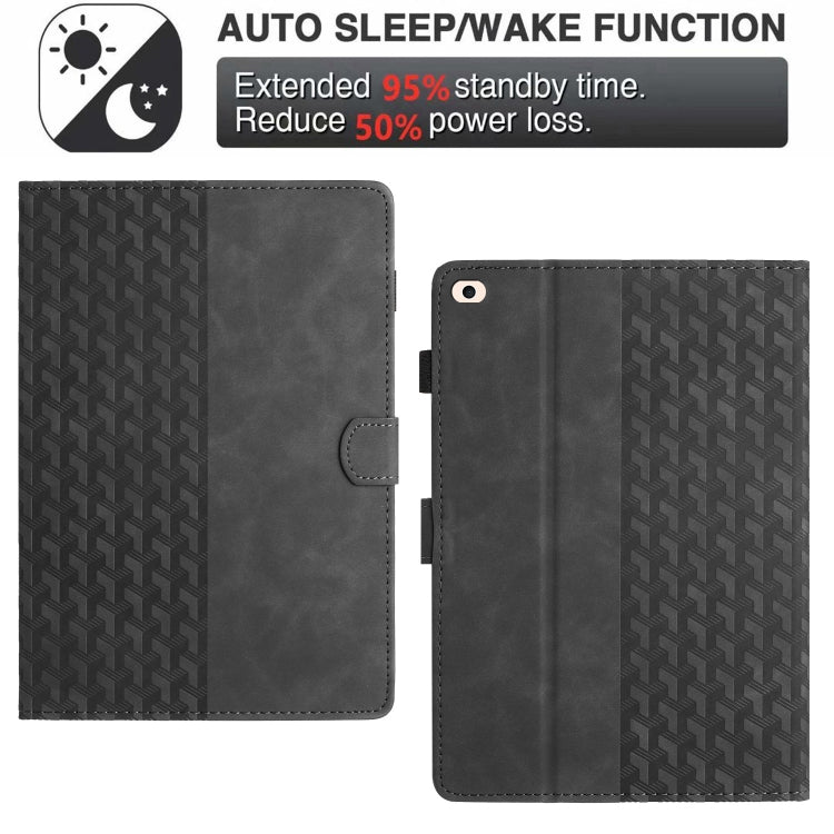 For iPad Air / Air 2 / 9.7 2017 / 2018 Building Blocks Embossed Leather Smart Tablet Case