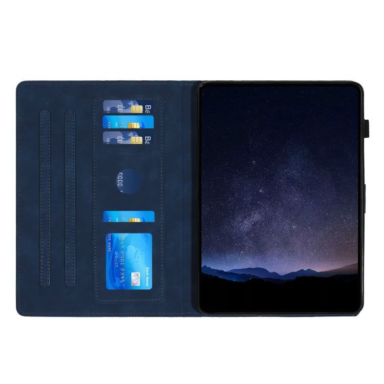 For iPad Pro 11 2025 / 2024 Building Blocks Embossed Leather Smart Tablet Case