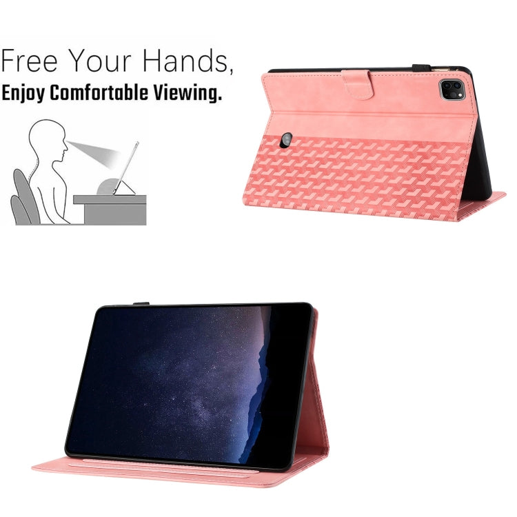 For iPad Pro 11 2025 / 2024 Building Blocks Embossed Leather Smart Tablet Case