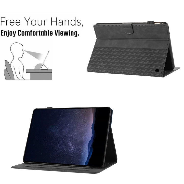 For Amazon Fire HD10 2023/2021 Building Blocks Embossed Leather Smart Tablet Case