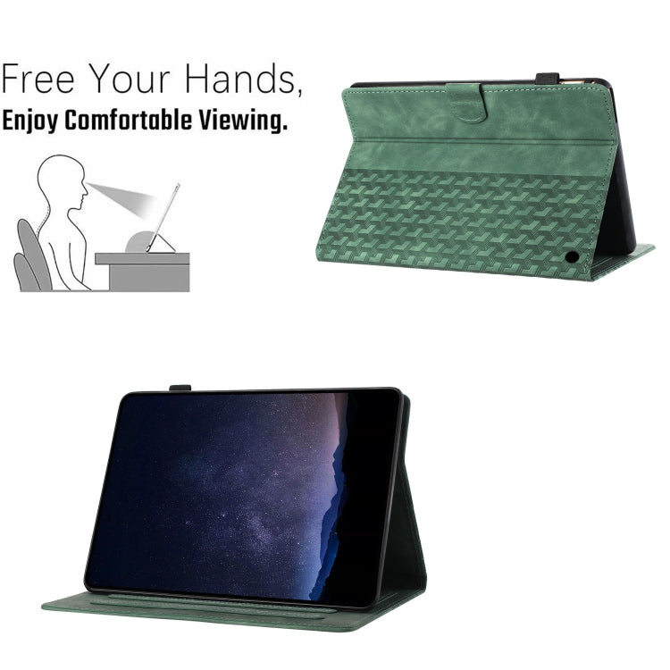 For Amazon Fire HD8 2020/2022 Building Blocks Embossed Leather Smart Tablet Case