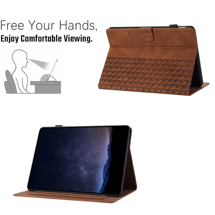 For Amazon Kindle Paperwhite5 2021 Building Blocks Embossed Leather Smart Tablet Case
