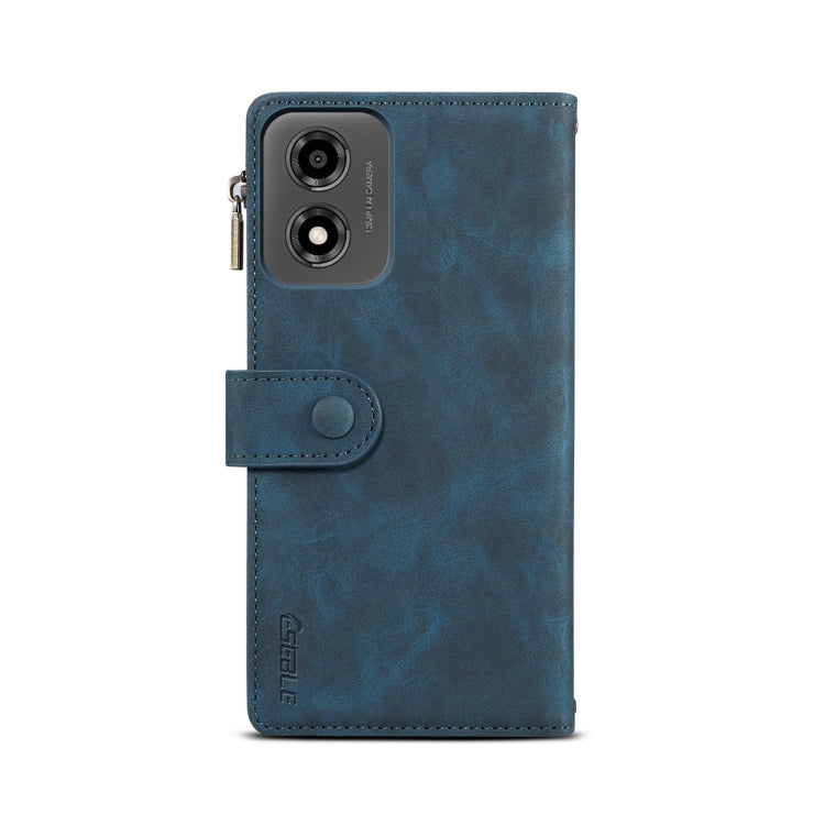 For Motorola Moto E14 ESEBLE Retro Frosted RFID Leather Phone Case