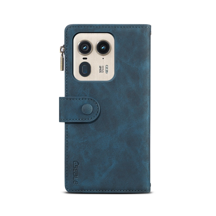 For Motorola Edge 50 Ultra ESEBLE Retro Frosted RFID Leather Phone Case
