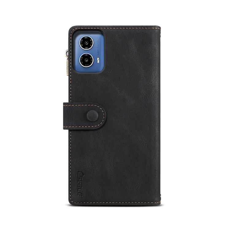 For Motorola Moto G85 ESEBLE Retro Frosted RFID Leather Phone Case