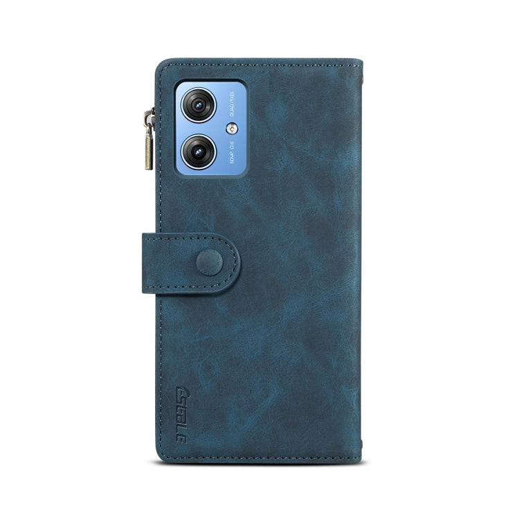 For Motorola Moto G54 5G Global ESEBLE Retro Frosted RFID Leather Phone Case