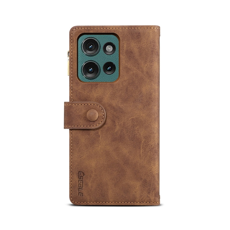 For Motorola Moto G75 5G ESEBLE Retro Frosted RFID Leather Phone Case