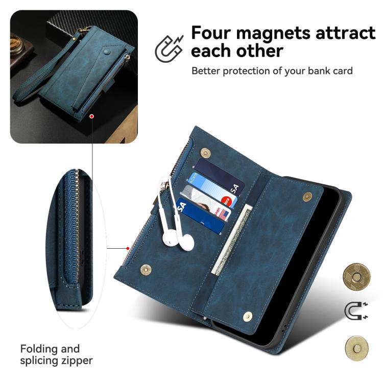 For Motorola Edge 60 Pro ESEBLE Retro Frosted RFID Leather Phone Case