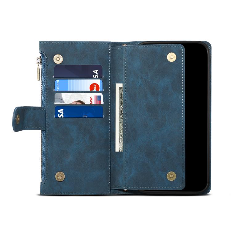 For Motorola Edge 60 ESEBLE Retro Frosted RFID Leather Phone Case