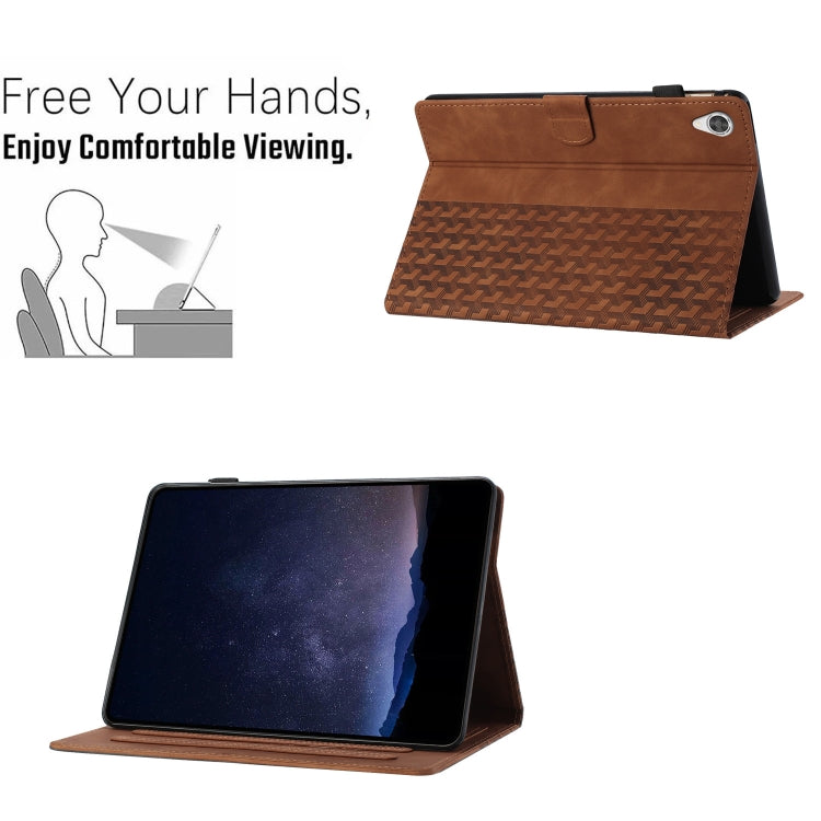 For Lenovo Tab M10 HD Gen 2 Building Blocks Embossed Leather Smart Tablet Case