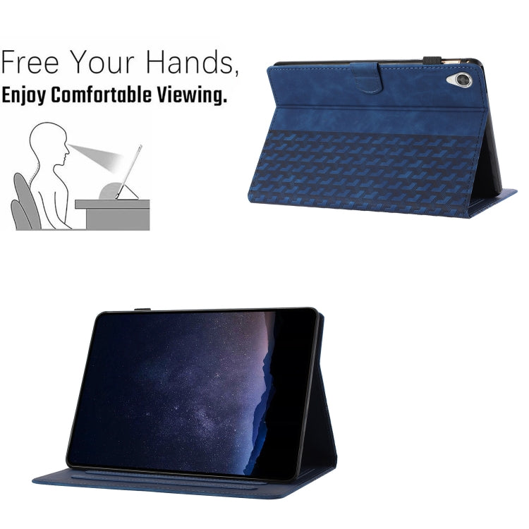 For Lenovo Tab M10 HD Gen 2 Building Blocks Embossed Leather Smart Tablet Case