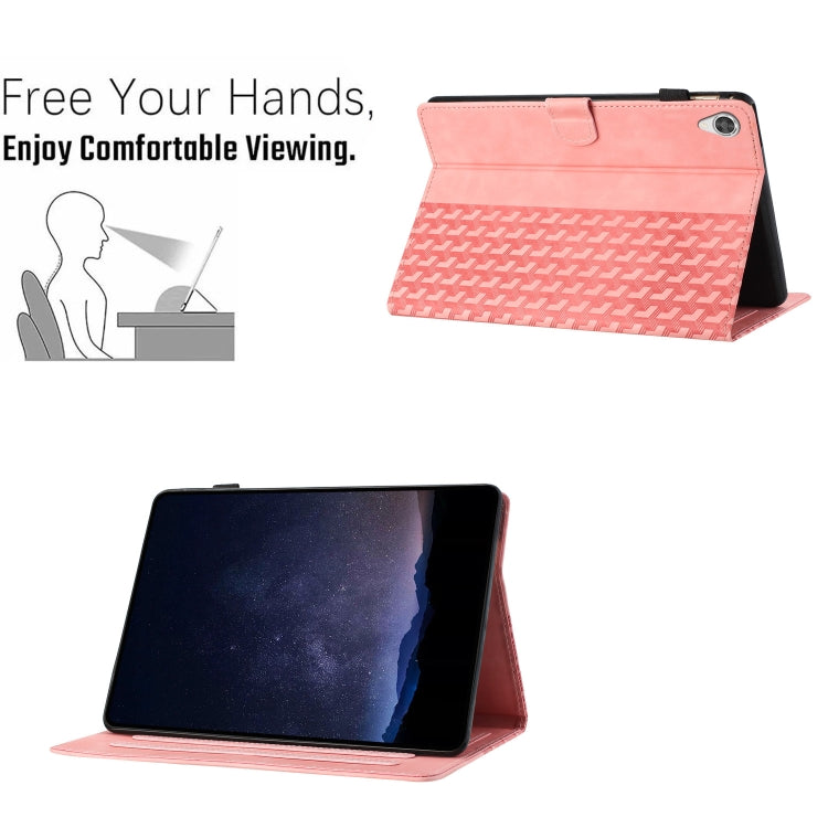 For Lenovo Tab M10 HD Gen 2 Building Blocks Embossed Leather Smart Tablet Case
