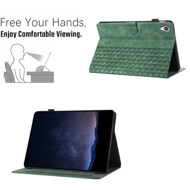 For Lenovo Tab M10 HD Gen 2 Building Blocks Embossed Leather Smart Tablet Case