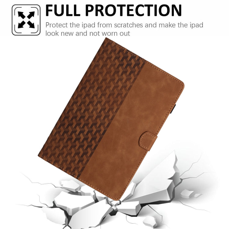 For Lenovo Tab P11 Gen 2 Building Blocks Embossed Leather Smart Tablet Case