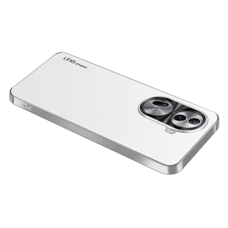 For OPPO Reno11 Global AG Frosted Electroplating Acrylic Phone Case