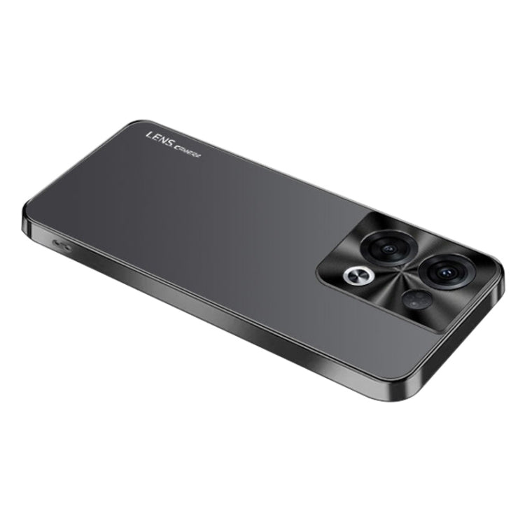 For OPPO Reno8 Pro AG Frosted Electroplating Acrylic Phone Case