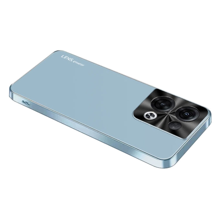 For OPPO Reno8 Pro AG Frosted Electroplating Acrylic Phone Case