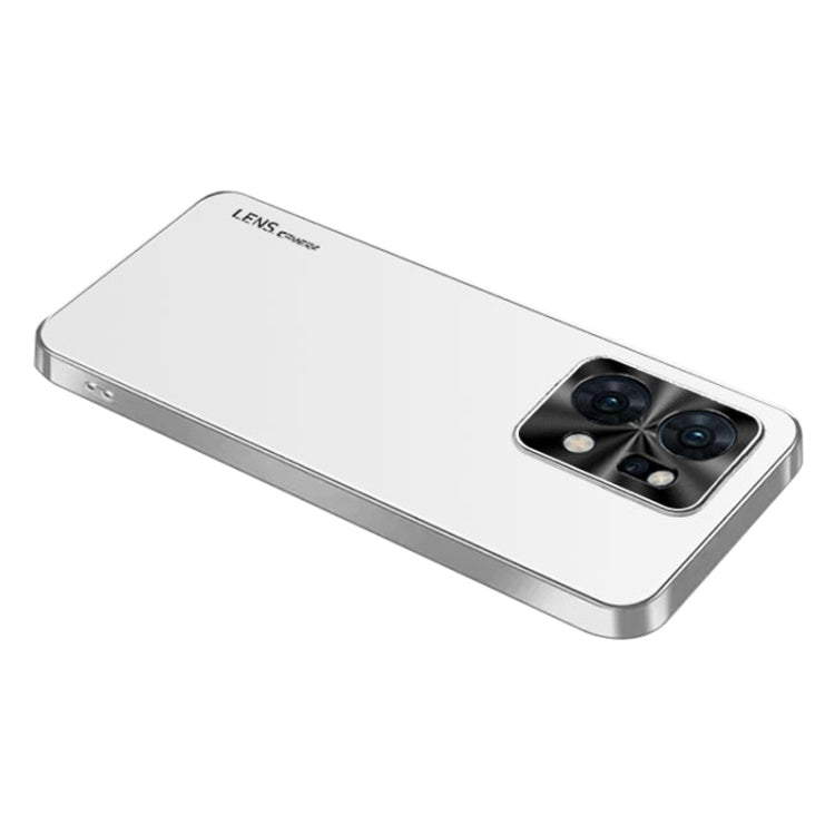 For OPPO Reno7 Pro AG Frosted Electroplating Acrylic Phone Case