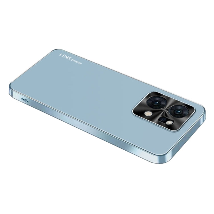 For OPPO Reno7 Pro AG Frosted Electroplating Acrylic Phone Case
