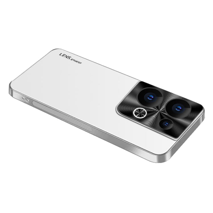 For OPPO Reno9 Pro+ AG Frosted Electroplating Acrylic Phone Case