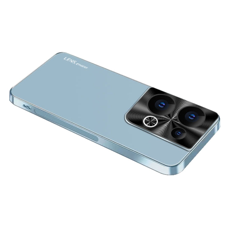For OPPO Reno9 Pro+ AG Frosted Electroplating Acrylic Phone Case