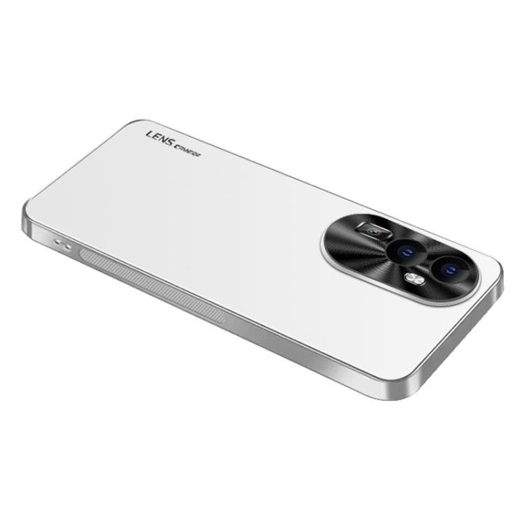 For OPPO Reno10 Pro+ AG Frosted Electroplating Acrylic Phone Case