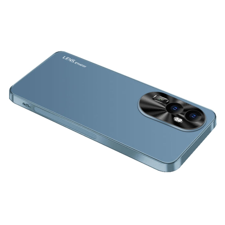 For OPPO A3 Pro AG Frosted Electroplating Acrylic Phone Case
