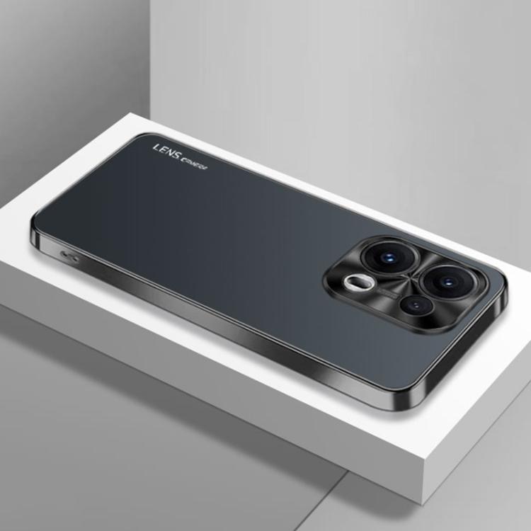 For OPPO Reno13 Global AG Frosted Electroplating Acrylic Phone Case
