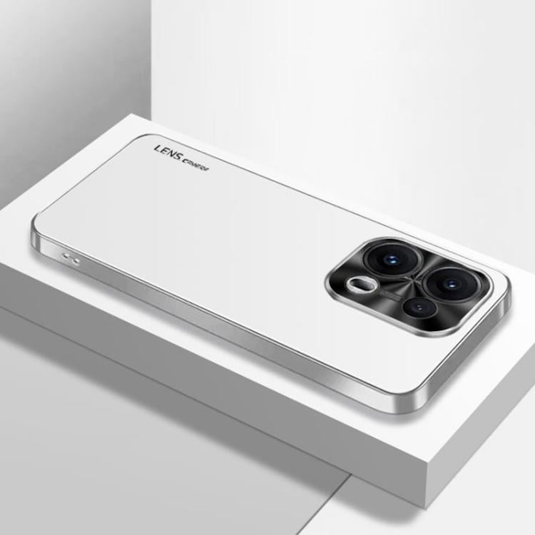 For OPPO Reno13 Global AG Frosted Electroplating Acrylic Phone Case