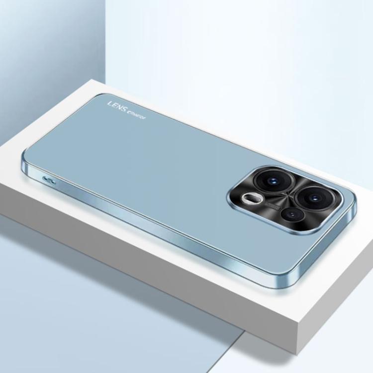 For OPPO Reno13 Global AG Frosted Electroplating Acrylic Phone Case