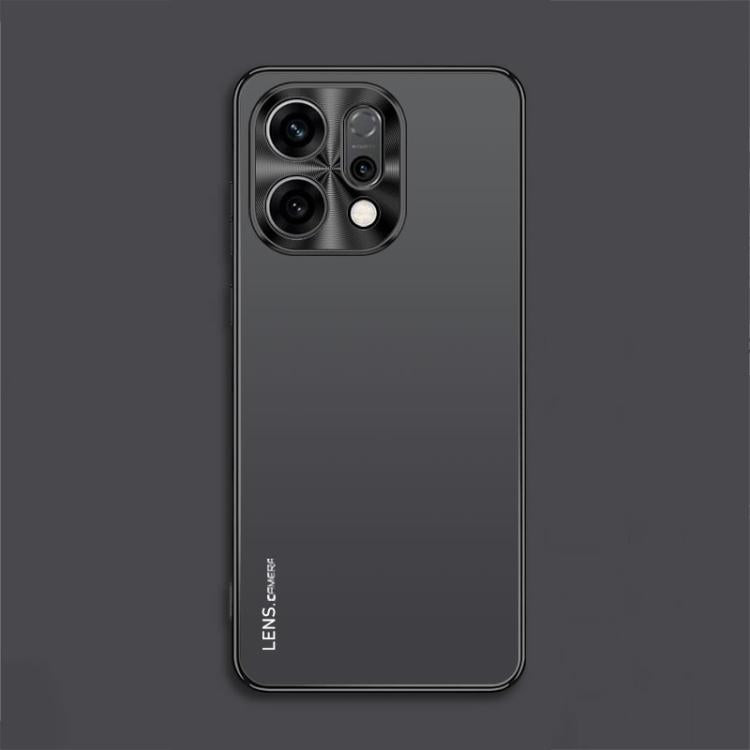 For OPPO Reno14 Global AG Frosted Electroplating Acrylic Phone Case