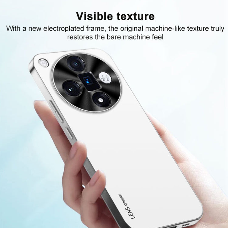 For OPPO Find X6 Pro AG Frosted Electroplating Acrylic Phone Case