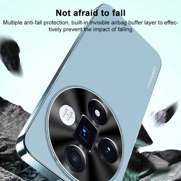 For OPPO Reno13 Pro Global AG Frosted Electroplating Acrylic Phone Case