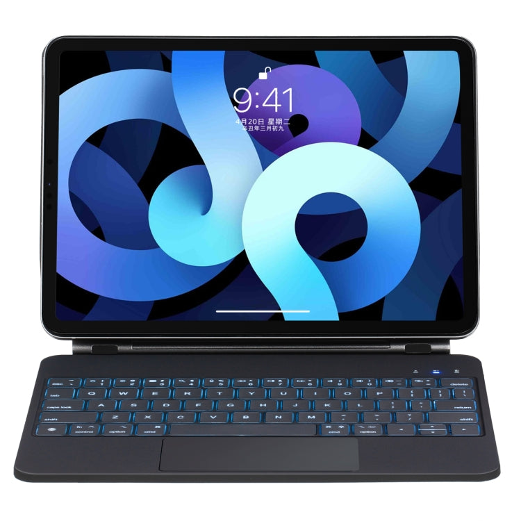 For iPad Air 11 2025 / 2024 / Pro 11 2022 Touch Pad Bluetooth Keyboard Leather Tablet Cover