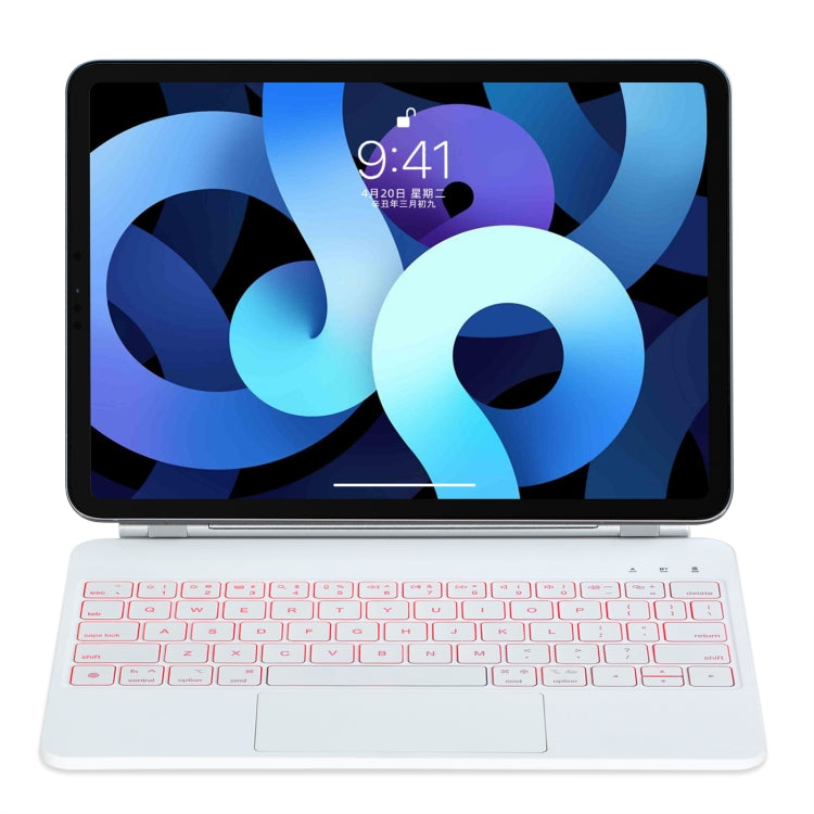 For iPad Air 11 2025 / 2024 / Pro 11 2022 Touch Pad Bluetooth Keyboard Leather Tablet Cover