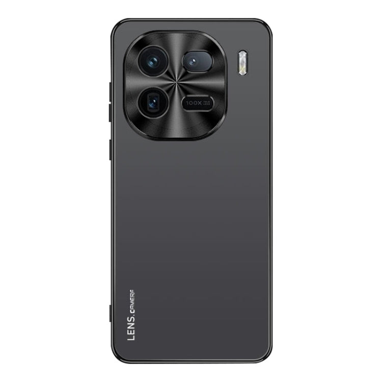 For vivo iQOO 12 AG Frosted Electroplating Acrylic Phone Case