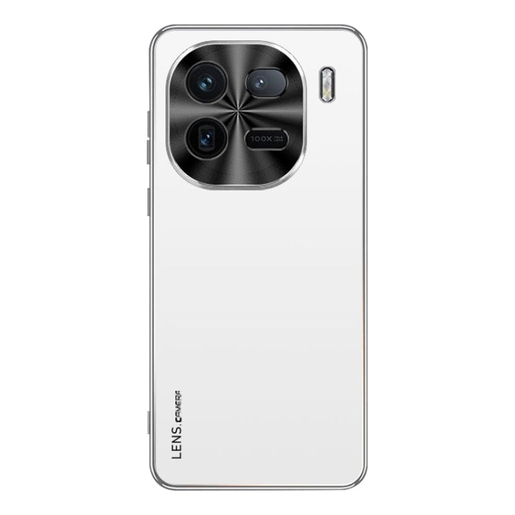 For vivo iQOO 12 AG Frosted Electroplating Acrylic Phone Case