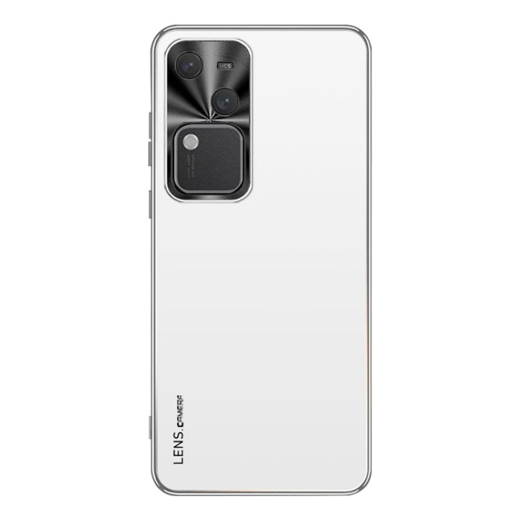 For vivo S18 AG Frosted Electroplating Acrylic Phone Case
