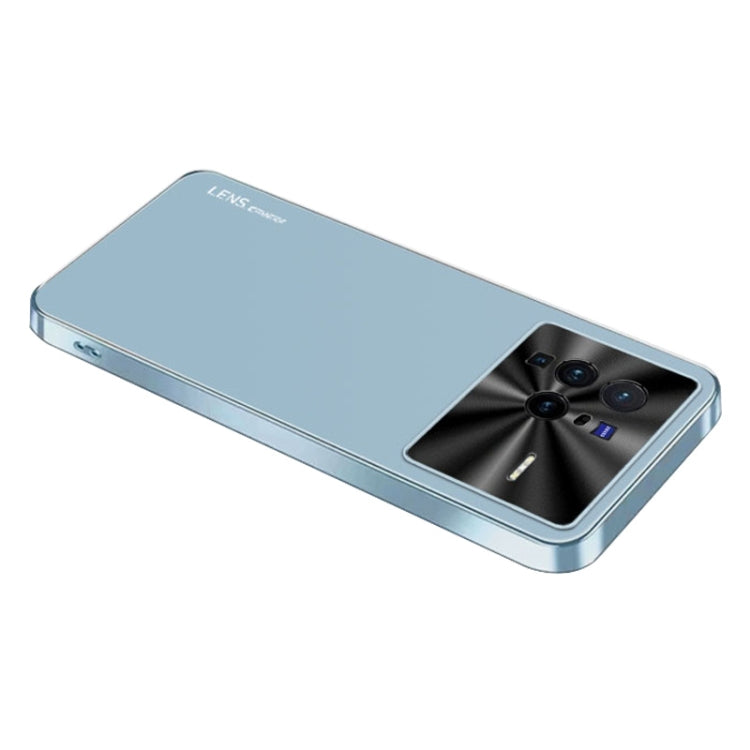 For vivo X80 Pro AG Frosted Electroplating Acrylic Phone Case