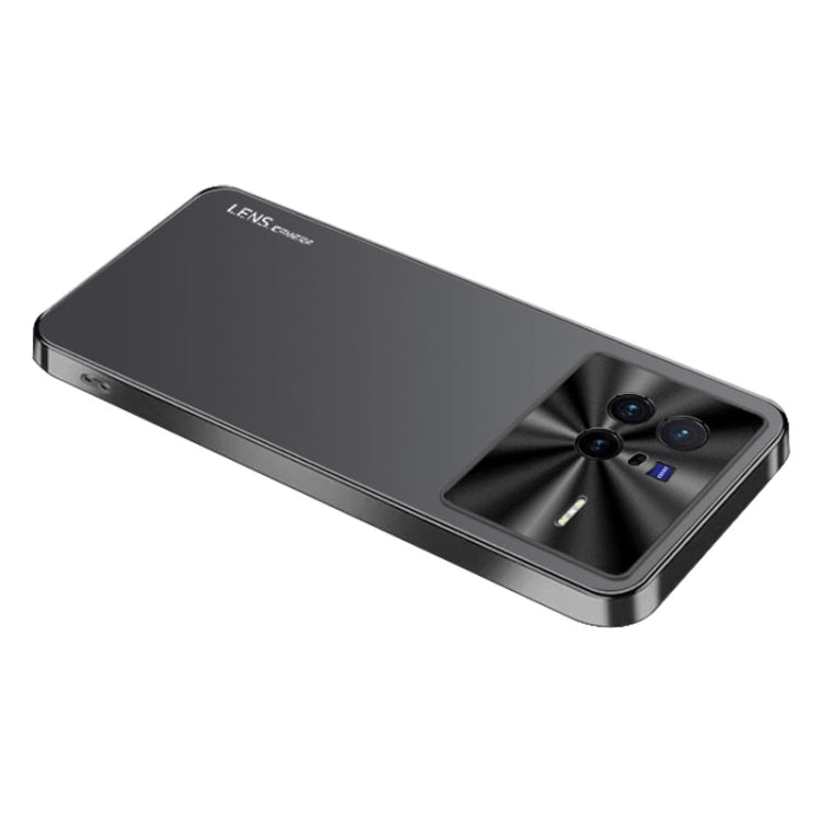 For vivo X80 AG Frosted Electroplating Acrylic Phone Case