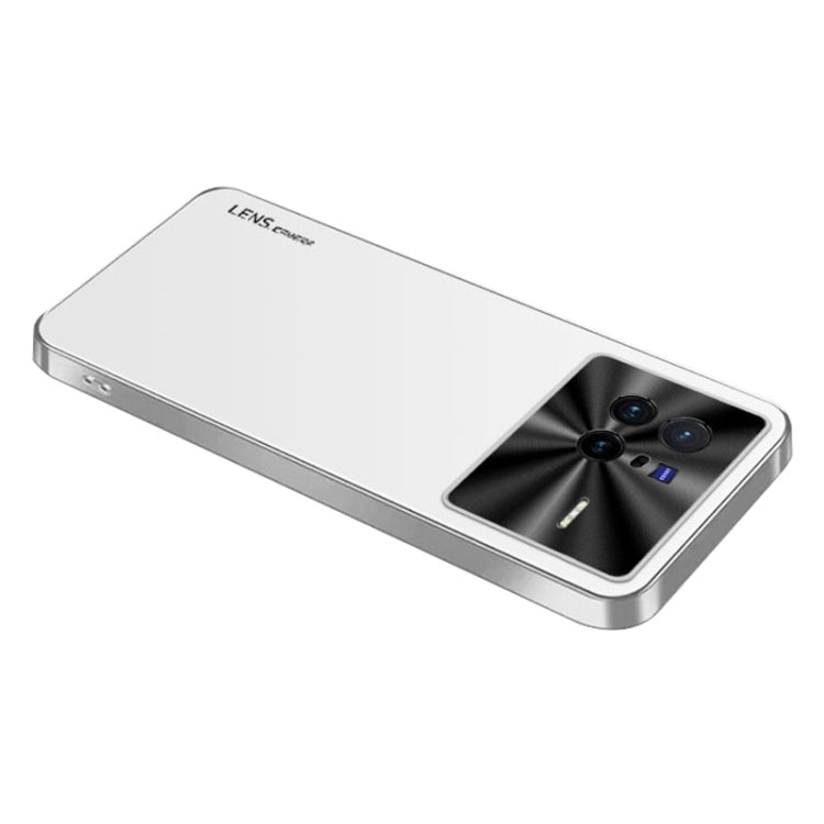 For vivo X80 AG Frosted Electroplating Acrylic Phone Case