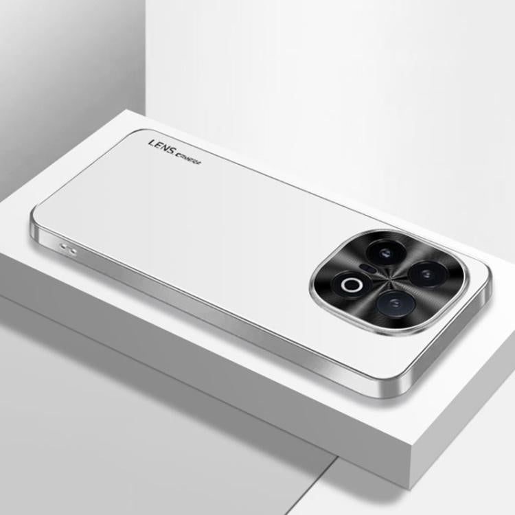 For vivo iQOO 13 AG Frosted Electroplating Acrylic Phone Case