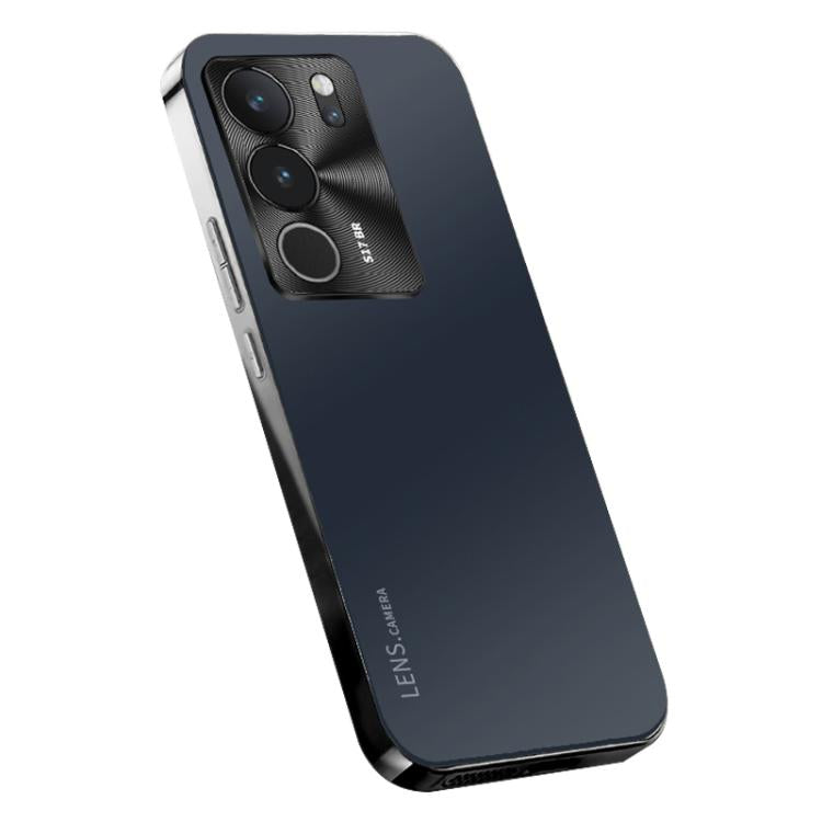 For vivo V29 AG Frosted Electroplating Acrylic Phone Case